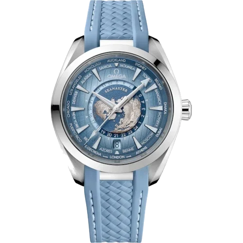 OMEGA Seamaster Aqua Terra 150M (Summer Blue) 220.12.43.22.03.002 43 mm kol saati