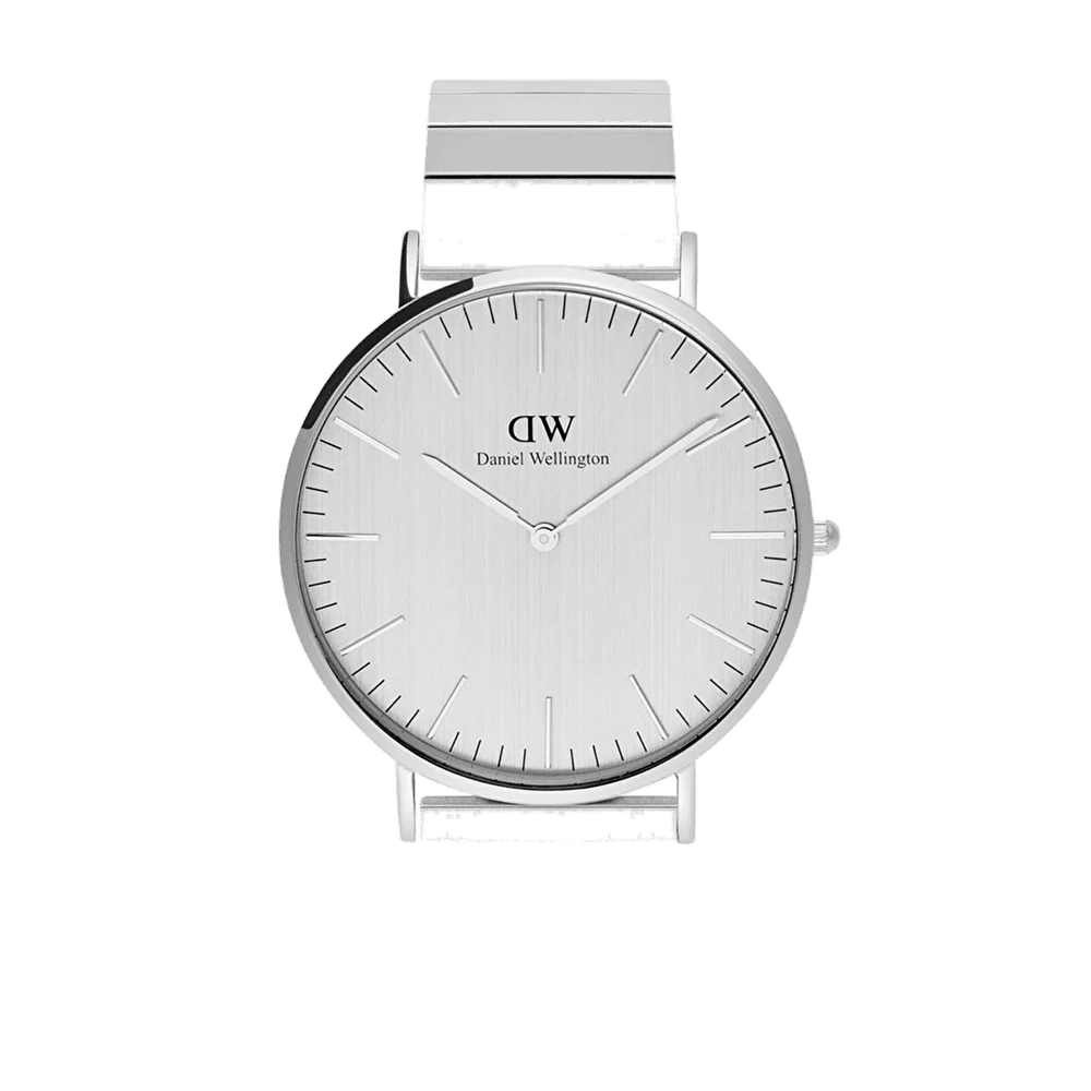 DANIEL WELLINGTON Classic Piano Link Silver Unitone DW00600775 40 mm kol saati