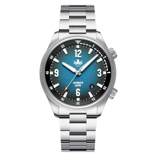 Phoibos Storm Corsair Automatic Diver with Blue Dial #PY063B kol saati