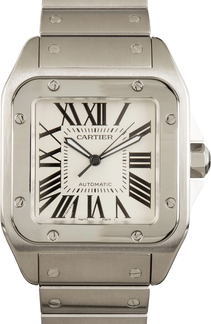Cartier Santos 100 Stainless Steel W200737G kol saati