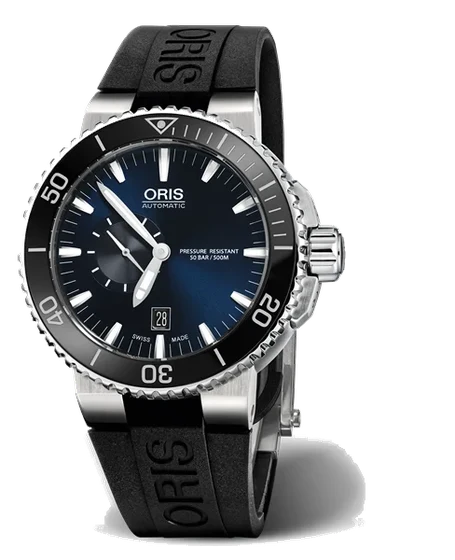 Oris Aquis Small Second, Date 01 743 7673 4135-07 4 26 34EB kol saati