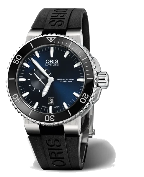 Oris Aquis Small Second, Date 01 743 7673 4135-07 4 26 34EB 46 mm kol saati