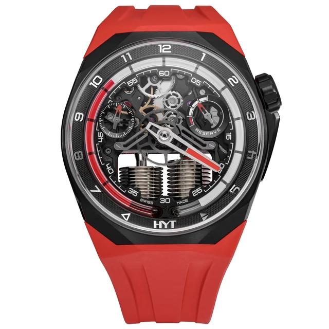 Hyt Titanium DLC Red Millésime Edition H03555-A kol saati