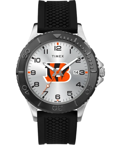 Timex Gamer Black Cincinnati Bengals TWZFBENMD kol saati