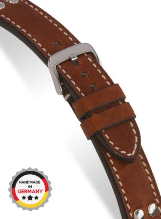 RIOS Pilot Strap Chesterfield - Cognac 19406/RI kol saati