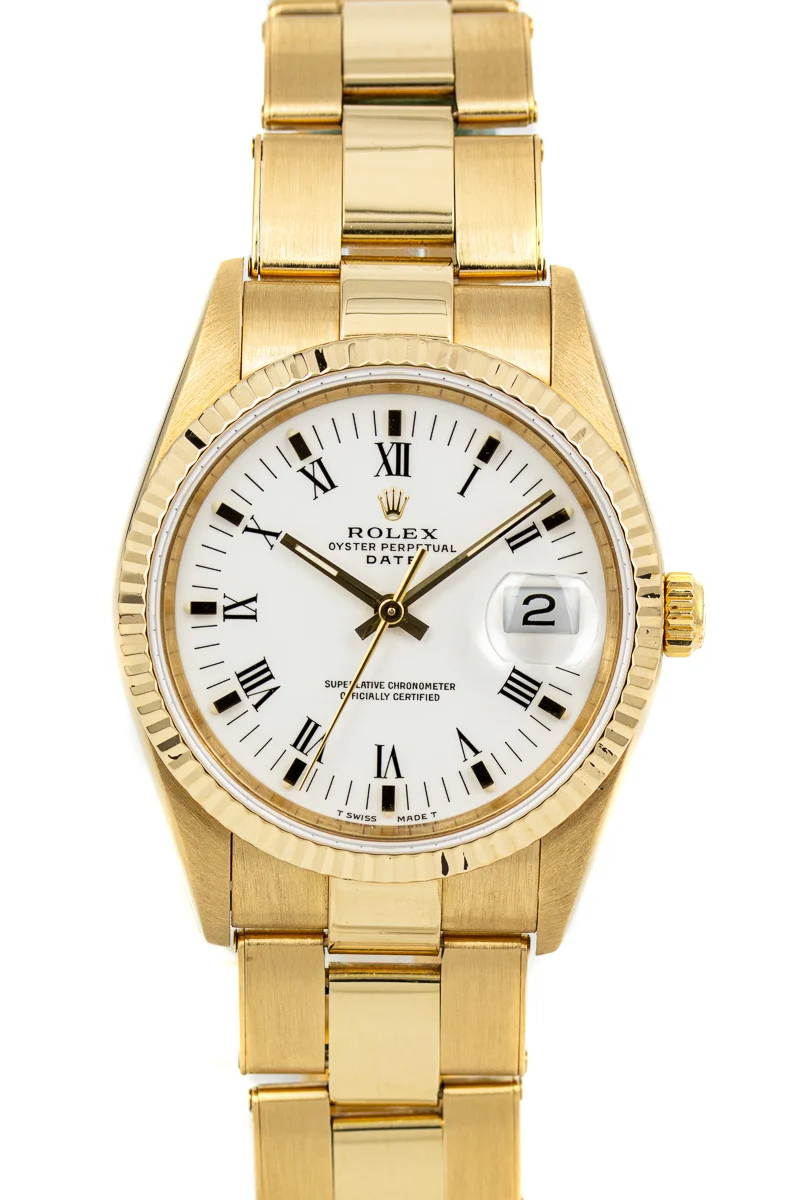 Rolex Date Ref. 15238 Rolex Date Ref. 15238 Full set 34 mm kol saati