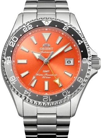 Orient Diver Design GMT Orange Ref. RA-BC0004Y RA-BC0004Y/OS kol saati