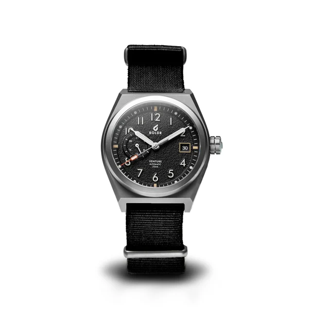 BOLDR Supply Co. Venture Wayfarer-Black VE-WFK-TI-20-44 kol saati