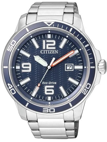 Citizen Scratch and Dent - Eco-drive Sport Watch with Stainless Steel Bracelet #AW1520-51L