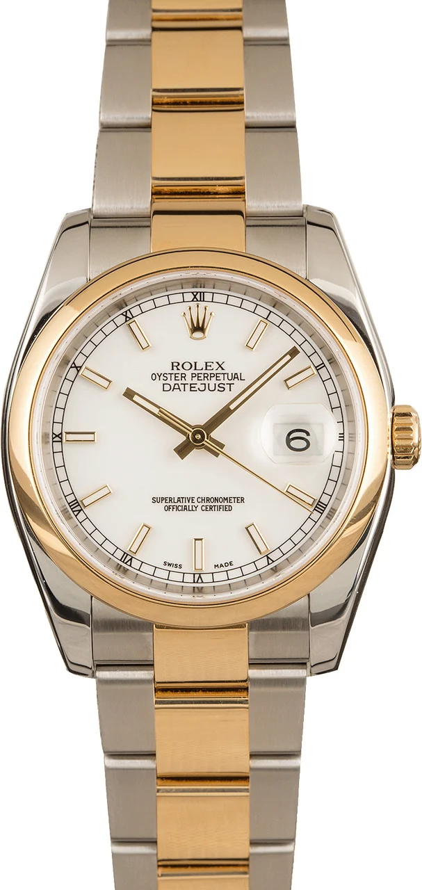 Rolex Datejust 116203 Roulette Date 116203WSO 36 mm kol saati