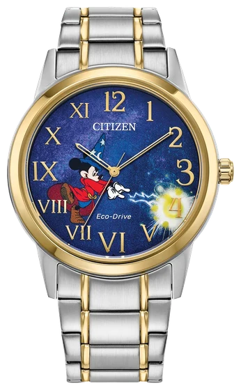 Citizen Sorcerer's Apprentice Mickey FE7064-71W kol saati