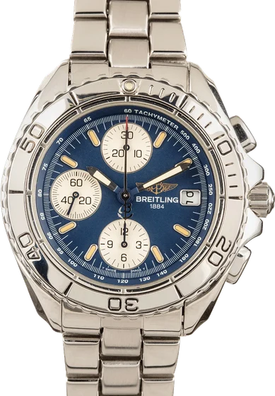 Breitling Aeromarine Chrono Shark White Dial A13051 kol saati