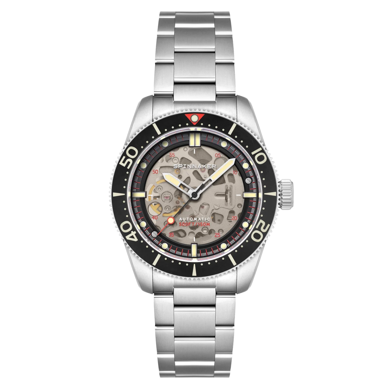 Croft 42 Skeleton Automatic Black Ceramic SP-5134-55 kol saati
