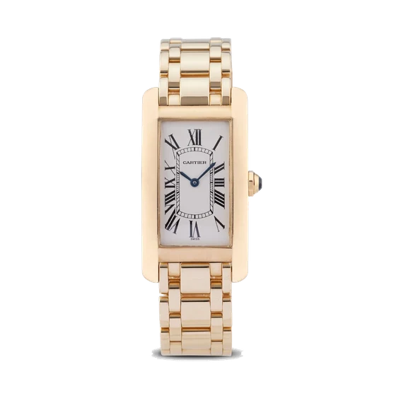 Cartier CARTIER REF. 1720, TANK AMERICAINE, 18K YELLOW GOLD kol saati