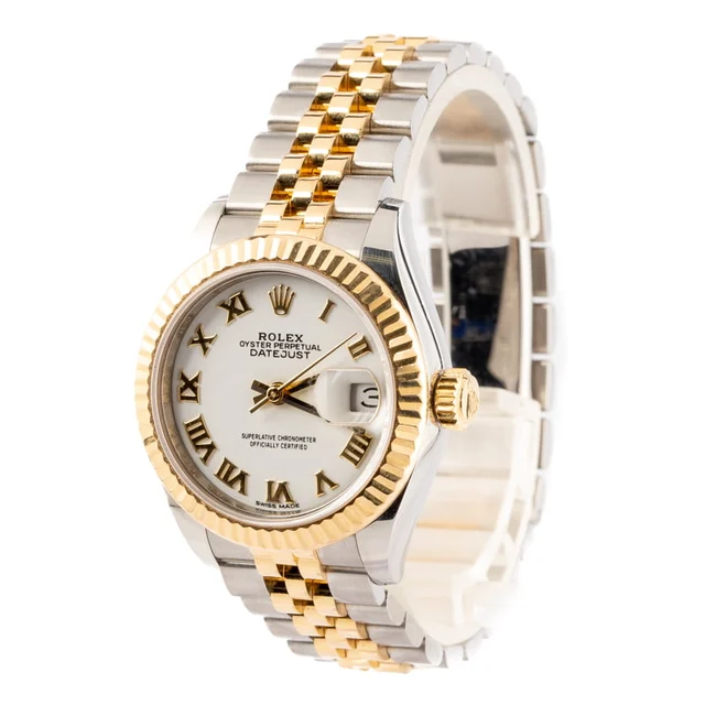 Rolex Datejust 279173 White Roman Dial 279163 kol saati