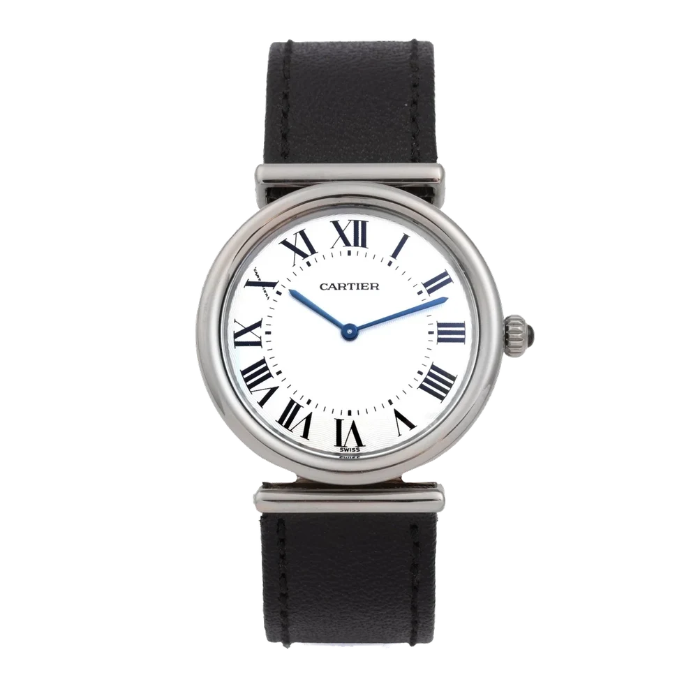 Cartier CARTIER REF. 2225 WHITE GOLD Fine and rare, manual-winding, 18K white gold wristwatch. kol saati