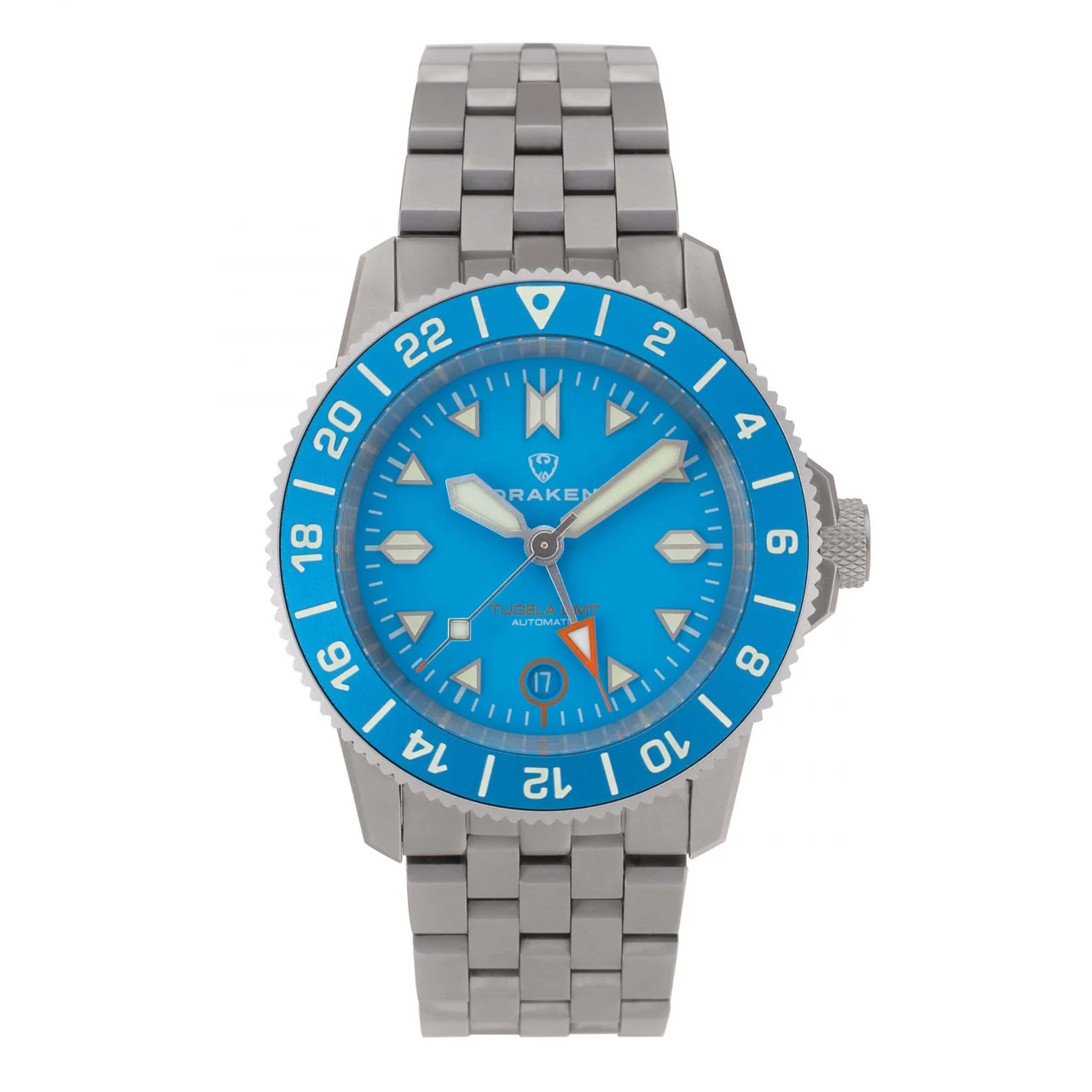 Drakenwatches Tuggmtsupblu 22 mm kol saati