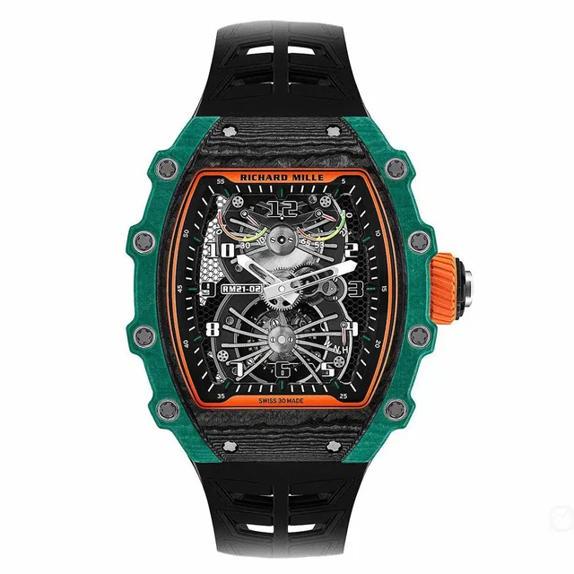 Richard Mille Tourbillon Aerodyne RM 21-02 Green kol saati