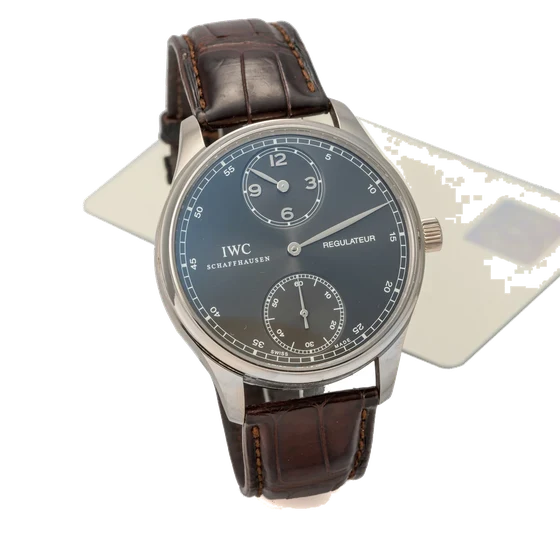 IWC IWC, REF. 5444, PORTUGUESE REGULATOR, PINK GOLD kol saati