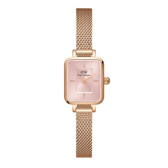 DANIEL WELLINGTON Quadro Mini Melrose Blush DW00600650 kol saati