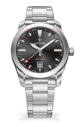 Monta Watch Monta Atlas, Charcoal Dial 168CH00SB kol saati