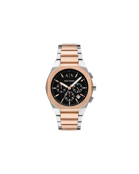 Armani Exchange Three-Hand Two-Tone Stainless Steel Watch AX4181 kol saati