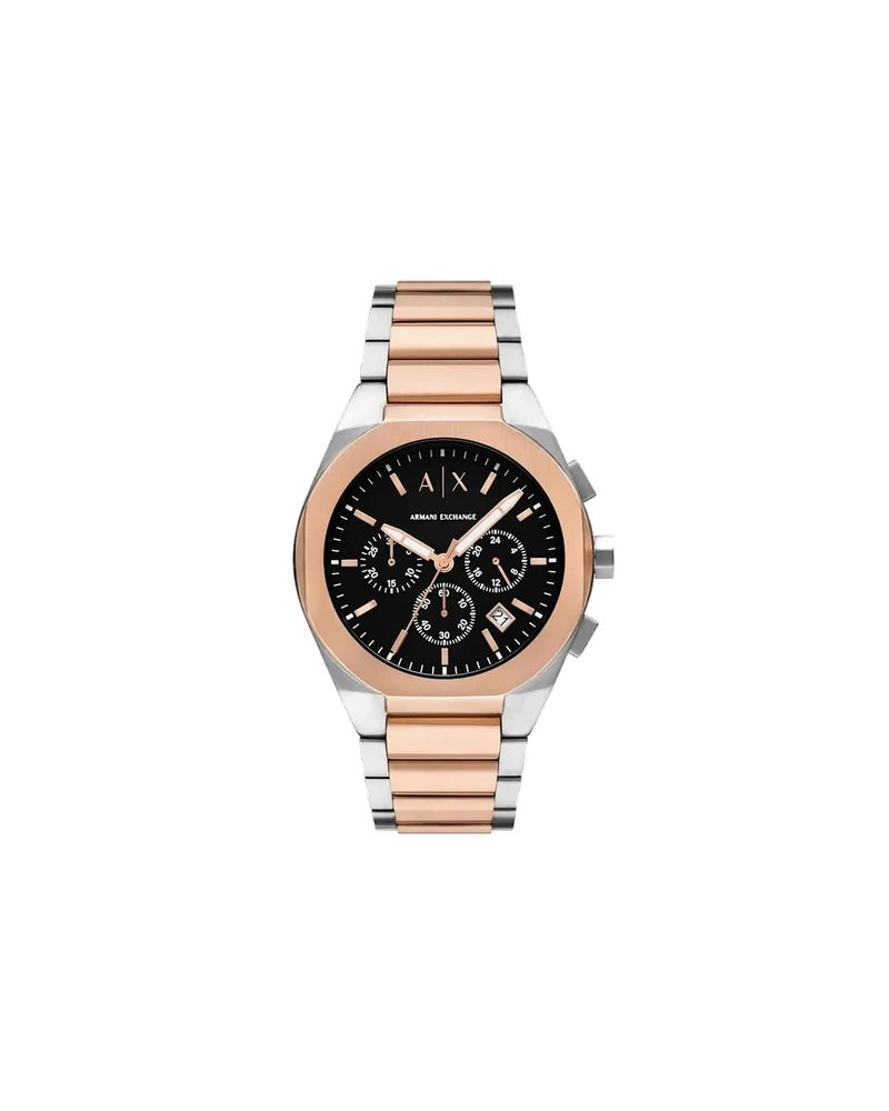 Armani Exchange Three-Hand Two-Tone Stainless Steel Watch AX4181 34 mm kol saati