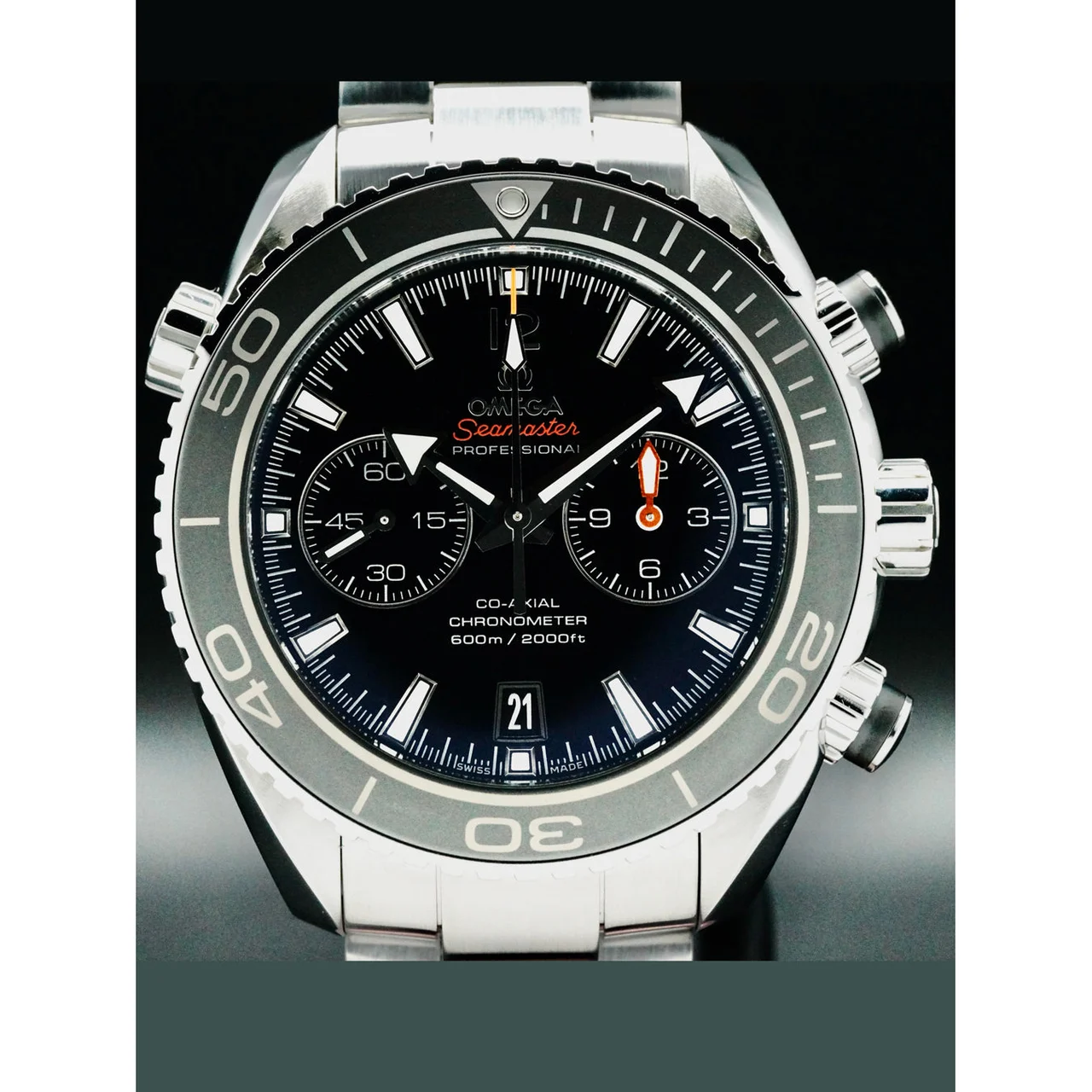 OMEGA Seamaster Planet Ocean 600M Co-Axial Chronograph 45.5mm 232.30.46.51.01.001 210000060682 45.5 mm kol saati