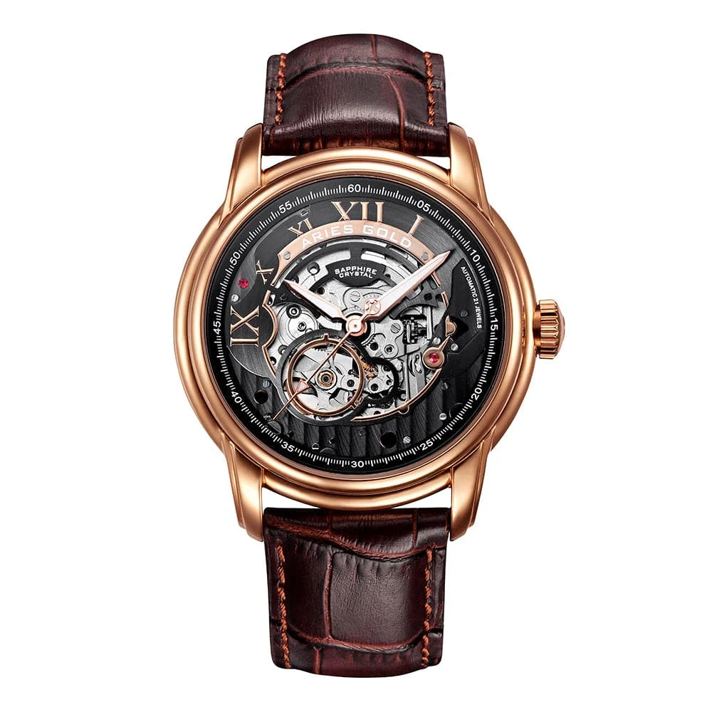 Aries Gold Toro G 9005 RG-BK 43 mm kol saati