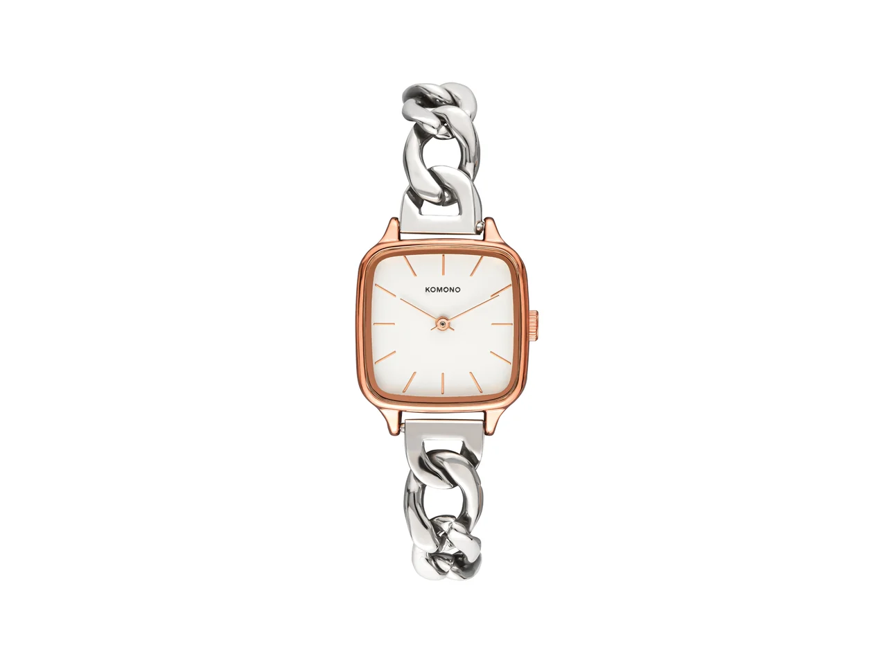 Komono Kate Revolt Rose Gold Silver Mix KOM-W4279 kol saati