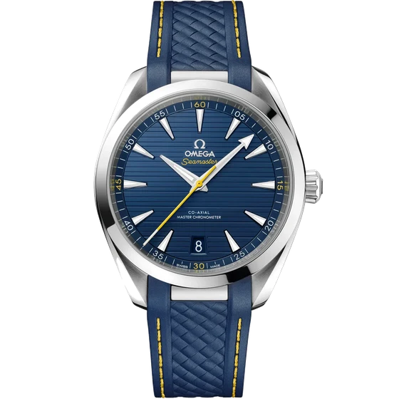 OMEGA Aqua Terra 150M 41 mm, steel on rubber strap 220.12.41.21.03.009 kol saati