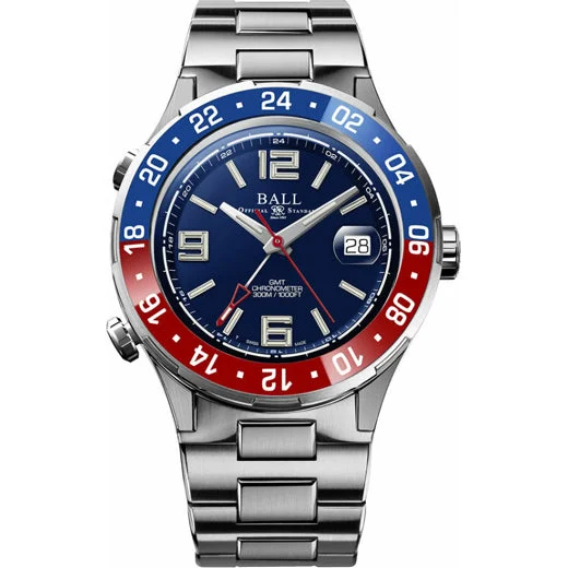 Ball Roadmaster Pilot GMT 40mm DG3038A-S2C-BE 40 mm kol saati
