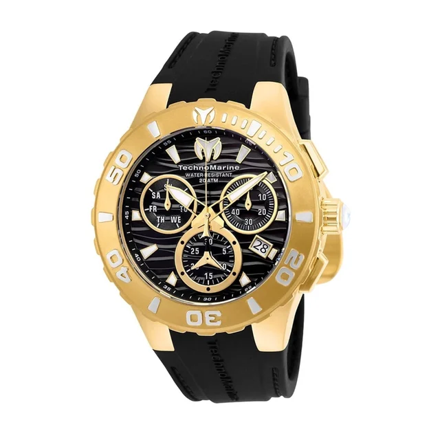 Technomarine Cruise Medusa Swiss Ronda Z60 Caliber Watch - 44mm, Black (ZG-TM-115076) kol