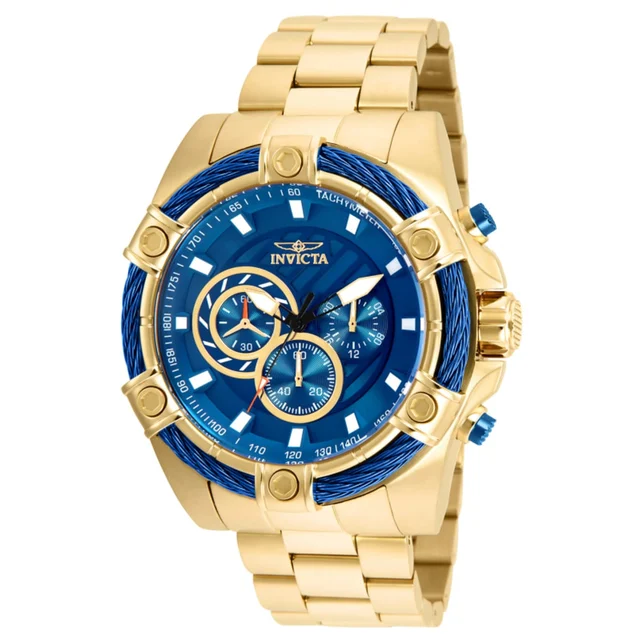 Invicta Bolt Ace Watch - 52mm. Gold (25516) kol saati