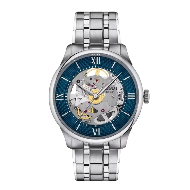 Tissot Chemin des Tourelles Skeleton 39mm T1398361104800 kol saati