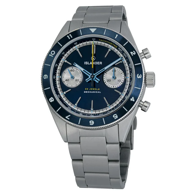 Islander Bridgehampton Racing Chronograph with Deep Blue Dial #ISL-236 kol saati