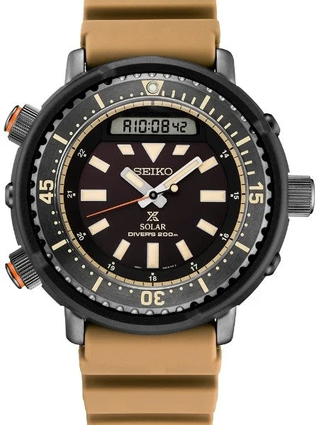Seiko "Arnie" Prospex Tuna Dive Watch with Solar Movement and 47.5mm Case #SNJ029 kol saat