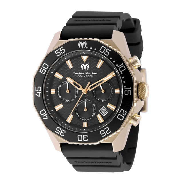 Technomarine Mare Vivo Watch - 44mm. Black (TM-225070) kol saati