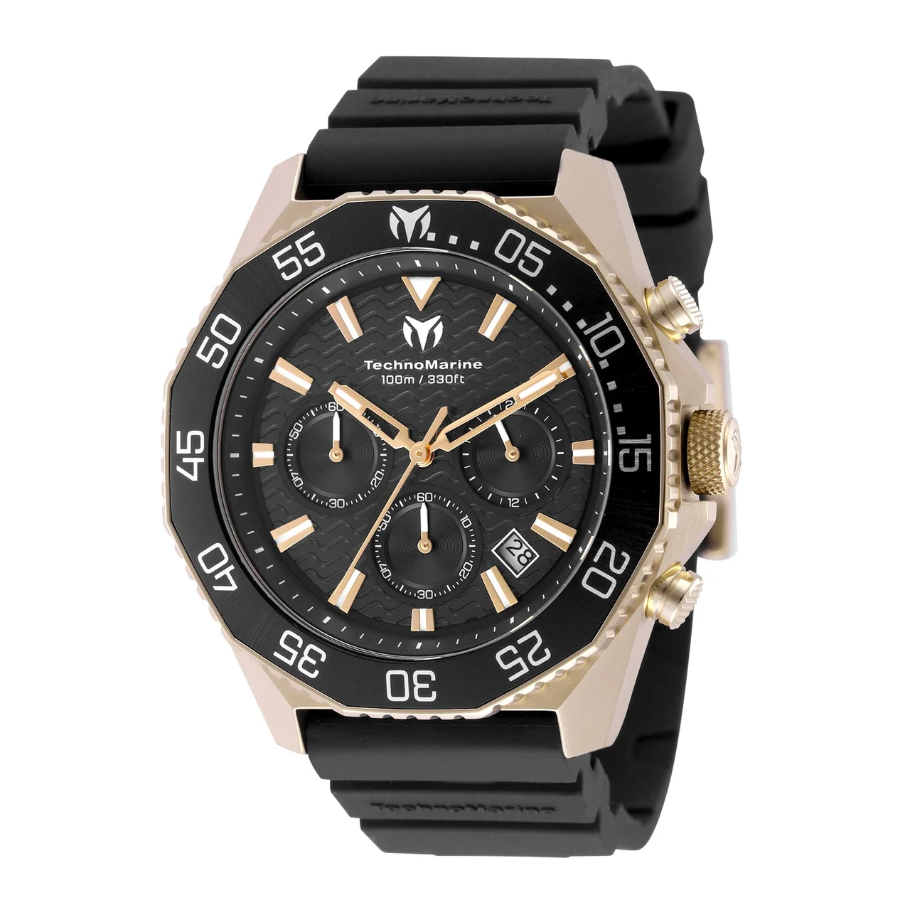 Technomarine Mare Vivo Watch - 44mm. Black (TM-225070) 44 mm kol saati