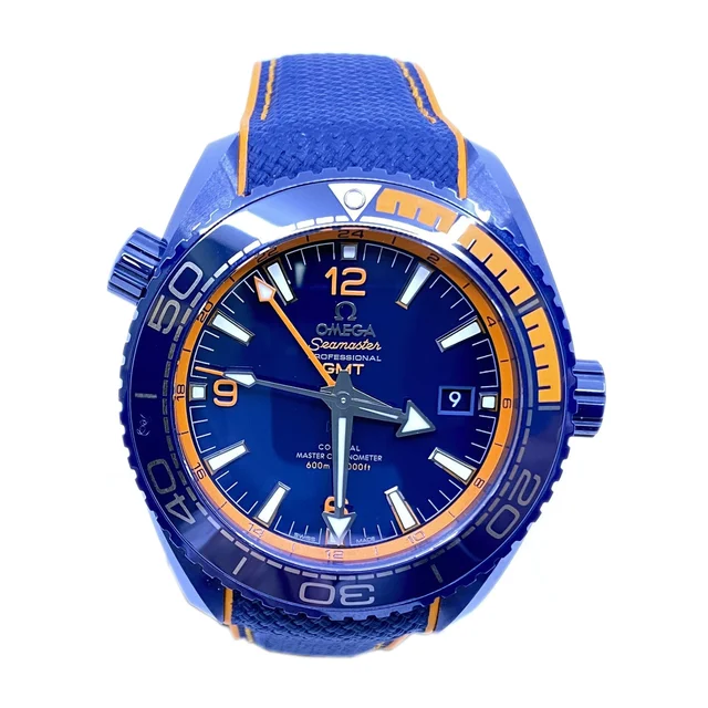 OMEGA Seamaster Planet Ocean 600M GMT Big Blue 215.92.46.22.03.001 210000014795 kol saati