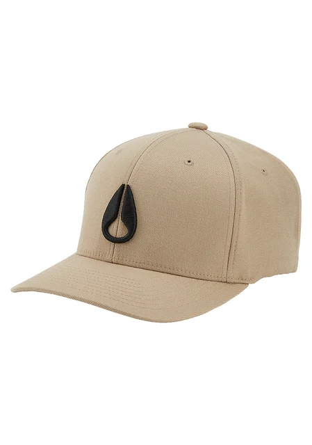 Nixon US Deep Down Flexfit Athletic Fit Hat - Khaki C1075-403-22 kol saati