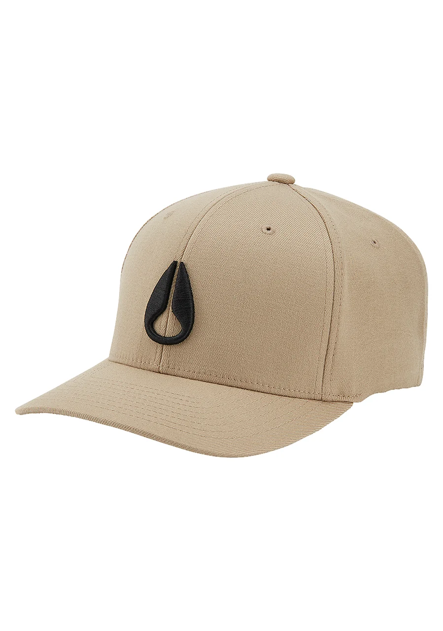 Nixon US Deep Down Flexfit Athletic Fit Hat - Khaki C1075-403-22 kol saati