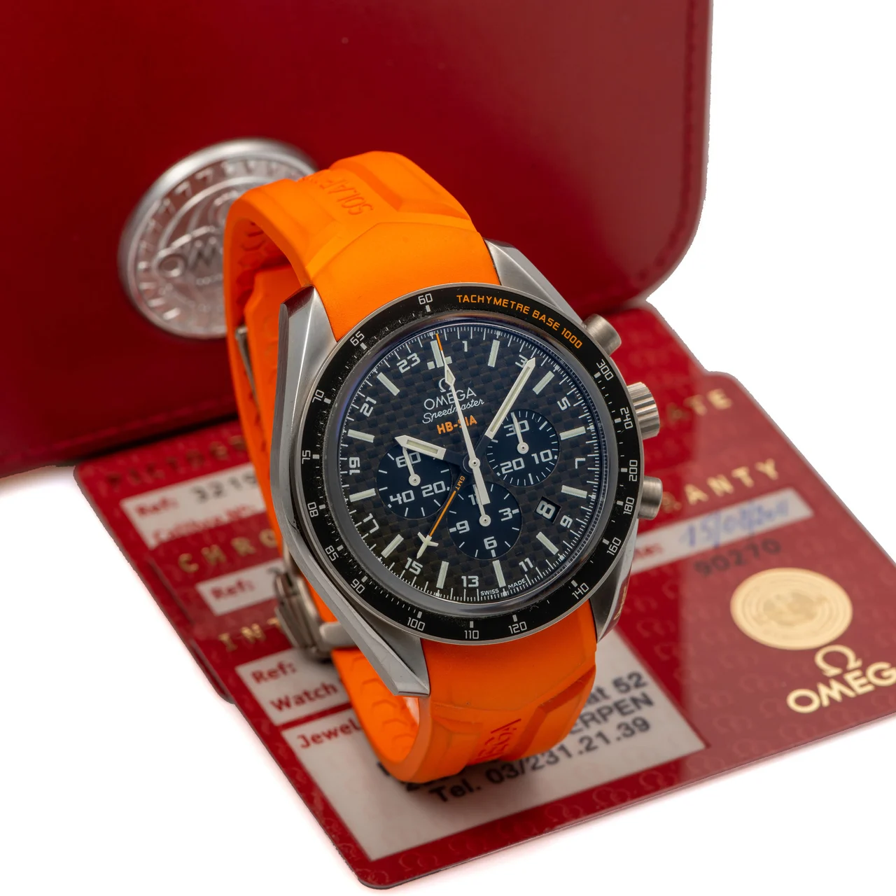 OMEGA OMEGA, REF. 321.92, SPEEDMASTER HB-SIA SOLAR IMPULSE, GMT, TITANIUM kol saati