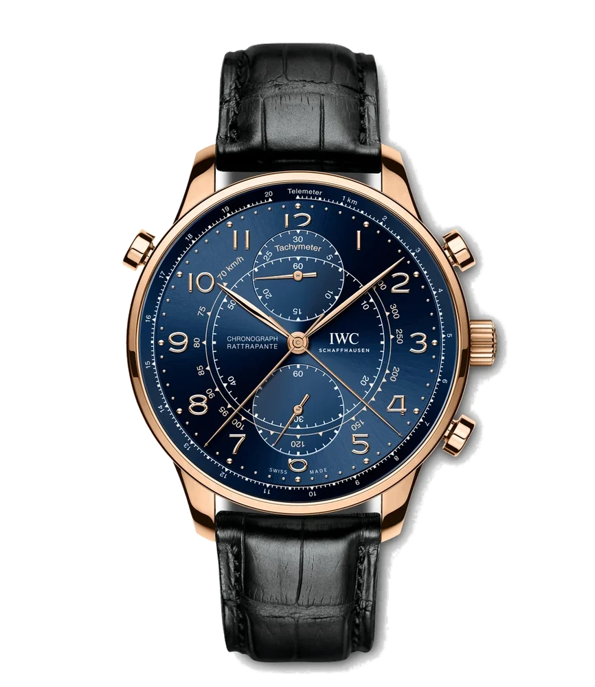 IWC Portugieser Chronograph Rattrapante Edition Boutique Mi IW371215 40.9 mm kol saati