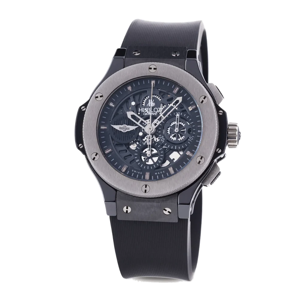 Hublot HUBLOT, REF. 310.CK.1140.RX.MOR08, BIG BANG AERO BANG MORGAN LIMITED EDITION, CERAMIC, TUNGSTEN, TITANIUM kol saati