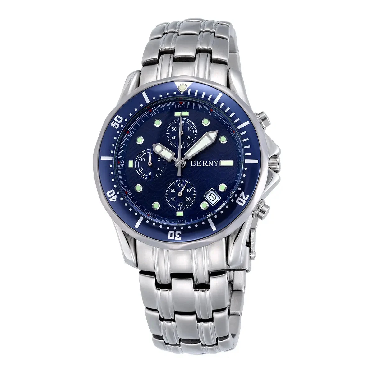 BERNY Men Quartz Chronograph Watch-2207M 2207M-C kol saati