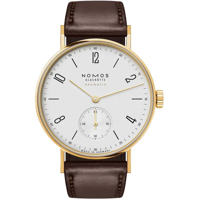 NOMOS Glashütte Tangente Gold Neomatik Doré 162 kol saati