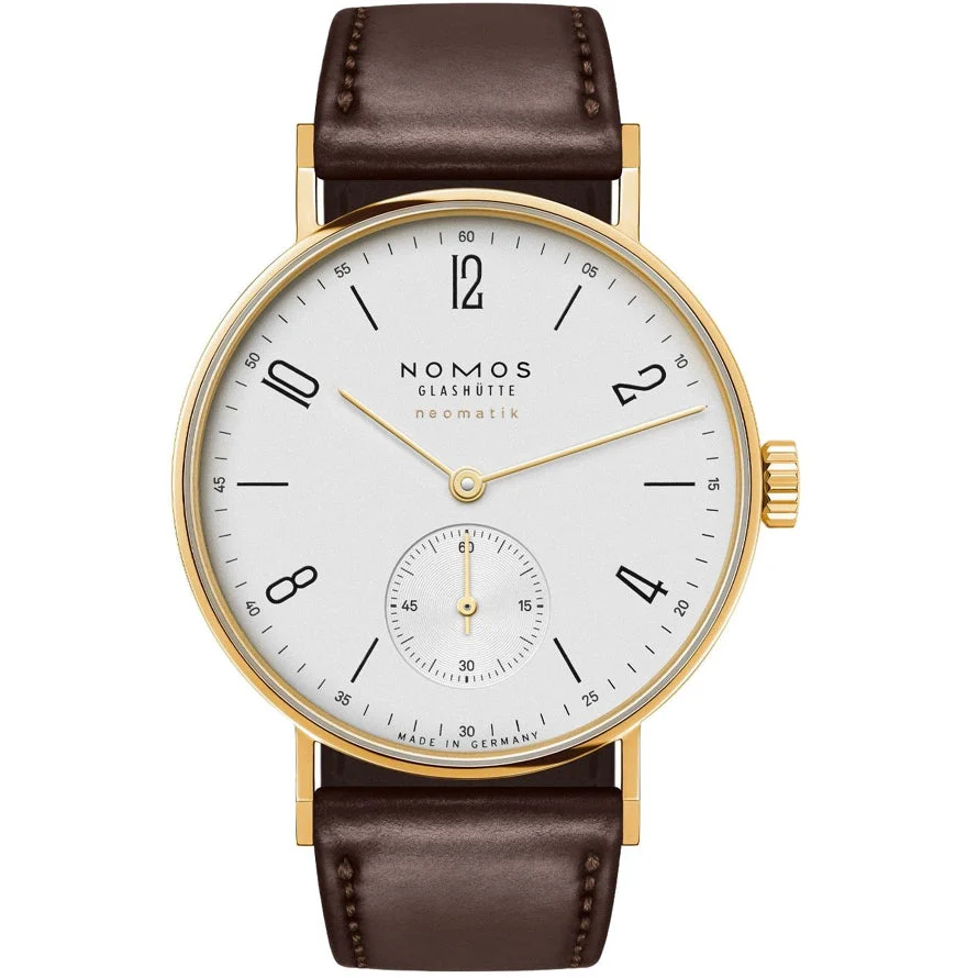 NOMOS Glashütte Tangente Gold Neomatik Doré 162 kol saati