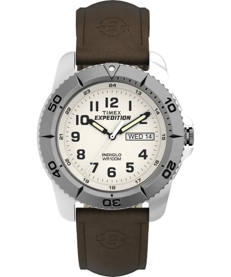 Timex Expedition Traditional 40mm Leather Strap Watch T46681 kol saati