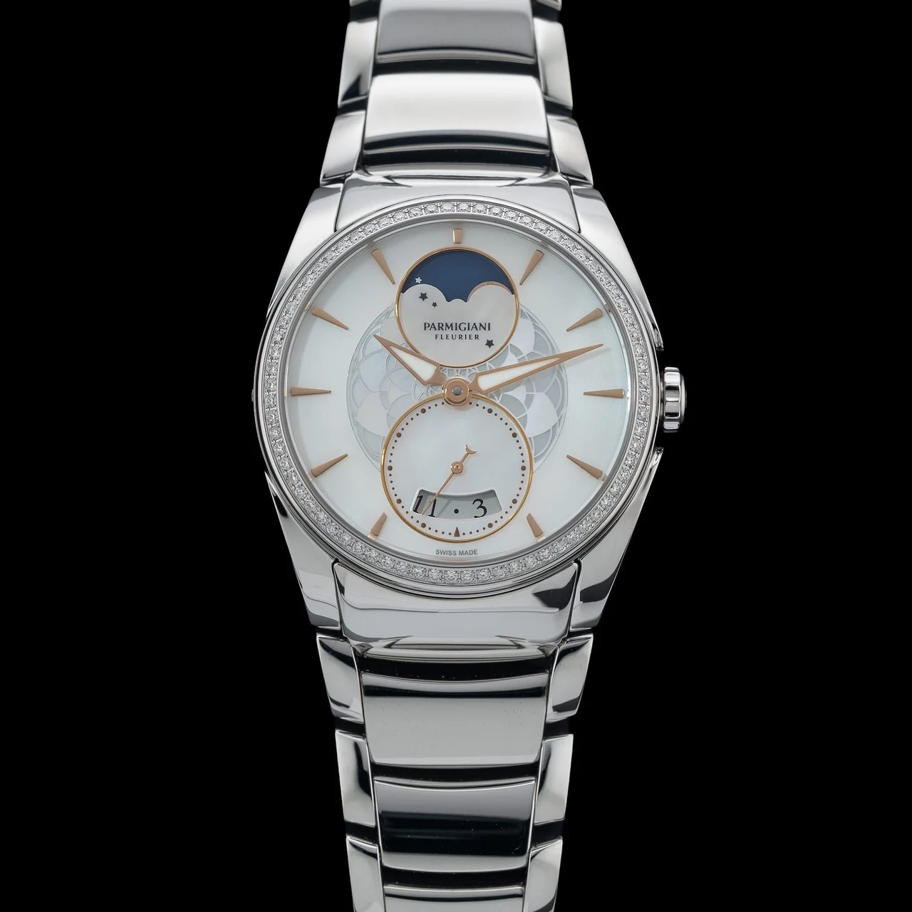Parmigiani Fleurier Tonda Metropolitaine Selene 210009N42074 kol saati